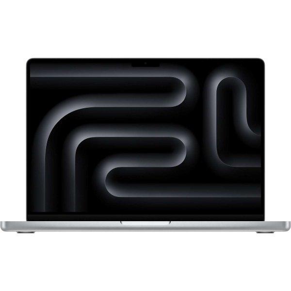 Apple MacBook Pro: Apple M3 chip with 8-core CPU and 10-core GPU (8GB/512GB SSD)
- Silver (MR7J3D/A)