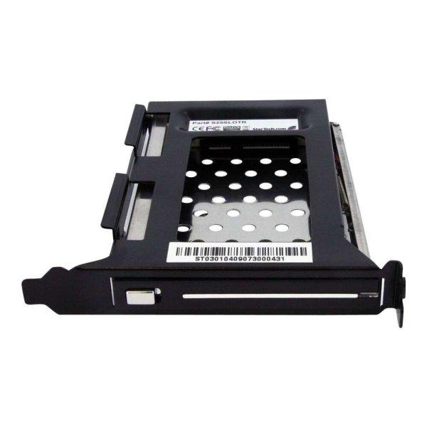 StarTech.com 2.5in SATA Removable Hard Drive Bay for PC Expansion Slot - Storage
bay adapter - black - S25SLOTR - storage bay adapter (S25SLOTR)