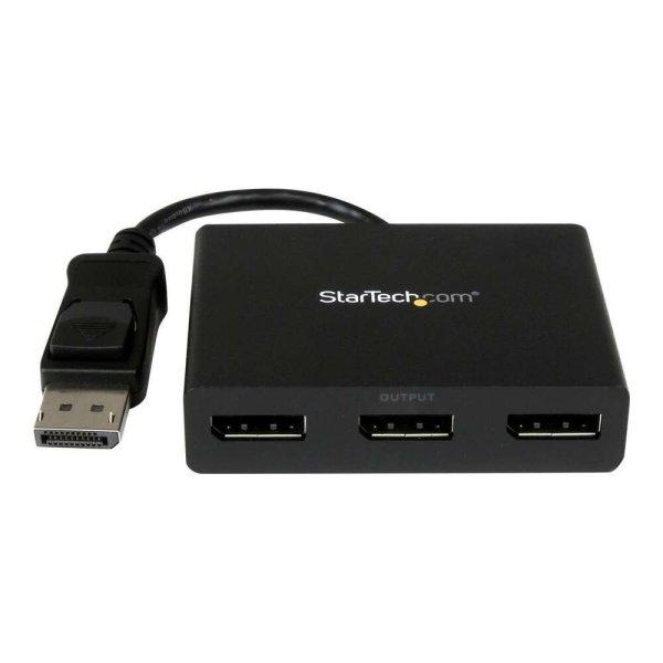 StarTech.com 3 Port DisplayPort MST Hub - 4K 30Hz - DisplayPort to DisplayPort
Multi Monitor Splitter for 3 DP Monitor Setup (MSTDP123DP) - video splitter - 3
ports (MSTDP123DP)