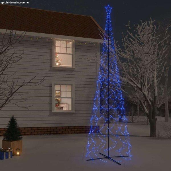 kúp alakú karácsonyfa 3000 kék LED-del 230 x 800 cm