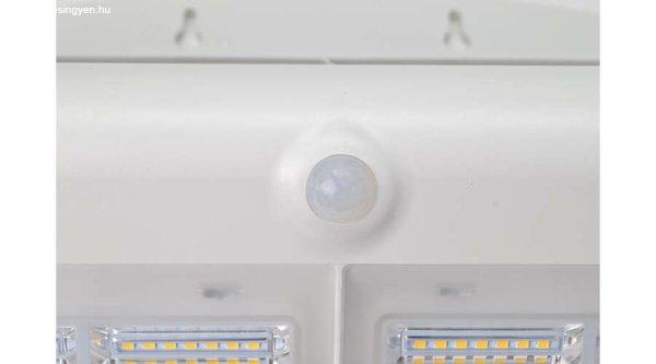 Tracon Napelemes LED 6.8 W 4000K 800 lm fali világítótest
mozgásérzékelővel, fehér LSLBW7W