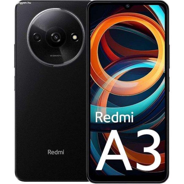 Xiaomi Redmi A3 4/128GB Dual-Sim mobiltelefon fekete (Redmi A3 4/128GB fekete)