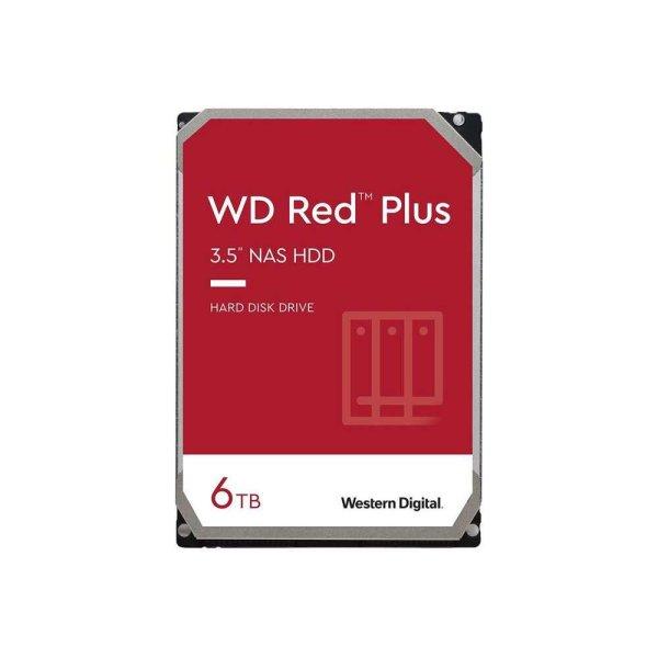 WD Red Plus WD60EFPX - hard drive - 6 TB - SATA 6Gb/s (WD60EFPX)