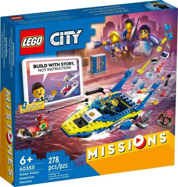 LEGO® City Missions: Vízirendőrség nyomozói küldetés 60355