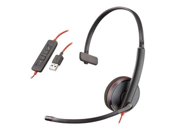 Poly Blackwire C3210 USB-A mono headset (209744-104)