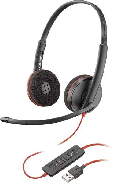 Plantronics Blackwire C3220 Vezetékes Headset - Fekete
