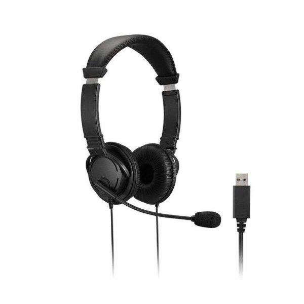 Kensington K33065WW fejhallgató és headset Vezetékes Fejpánt Iroda/telefonos
ügyfélközpont USB A típus Fekete (K33065WW)