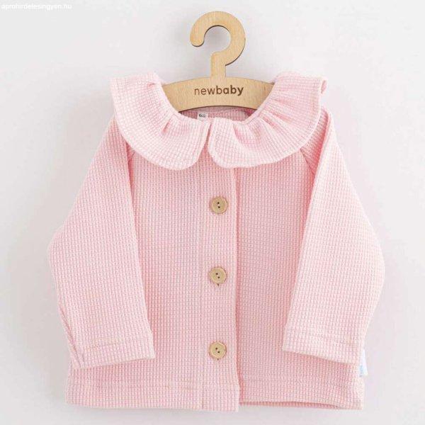 Baba kabátka gombokkal New Baby Luxury clothing Laura rózsaszín
