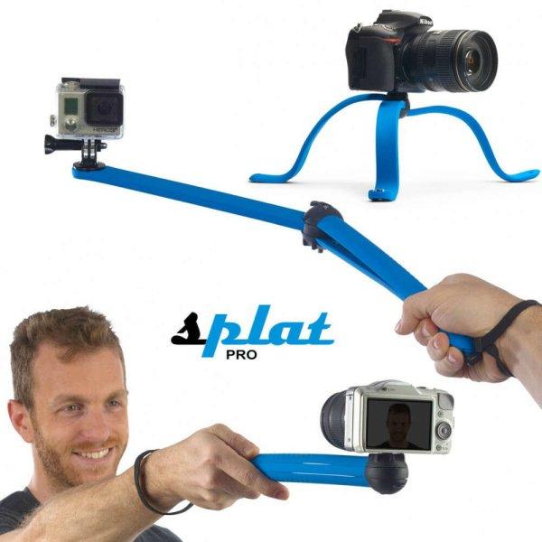 Miggö Splat Flexible hajlítható lábú miniállvány, DSLR és akció
kamerákhoz, kék