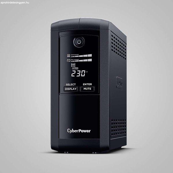 CyberPower VP700ELCD-FR 700VA / 390W Vonalinteraktív UPS (VP700ELCD-FR)