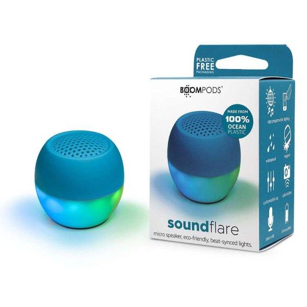 Boompods vezeték nélküli bluetooth hangszóró - Boompods Soundflare Ocean -
kék (SFLBLU)