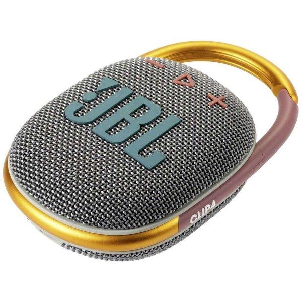 JBL Clip 4 vízálló Bluetooth hangszóró szürke (JBLCLIP4GRY) (JBLCLIP4GRY)