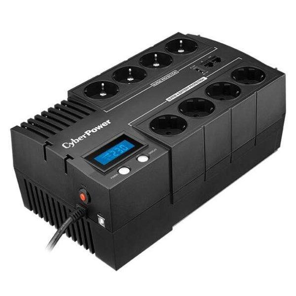 CyberPower 1000VA UPS 8 aljzat - Fekete (BR1000ELCD-FR) (BR1000ELCD-FR)