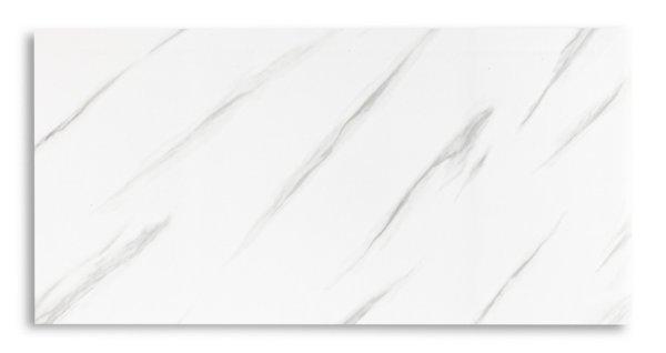 Öntapadós PVC csempepanel, Fehér-szürke márvány, 30 x 60 cm