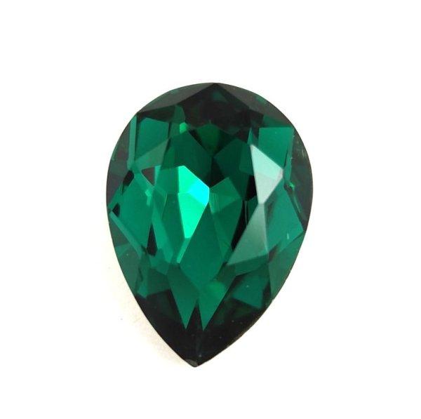 AURORA Körte kaboson - 13x18mm - Emerald