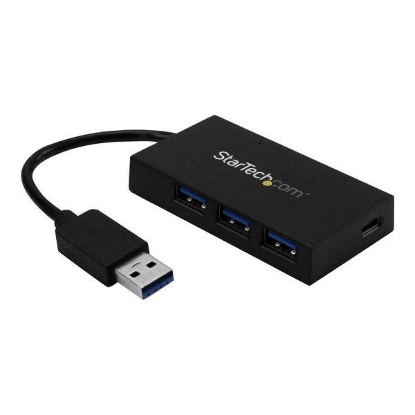 StarTech.com 4 Port USB 3.0 Hub - USB-A to USB-C & 3x USB-A SuperSpeed 5Gbps -
Self or USB Bus Powered - USB 3.1 Gen 1 BC 1.2 Charging Hub - hub - 4 ports
(HB30A3A1CSFS)