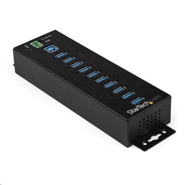 StarTech.com 10 portos USB 3.0 Hub fekete (HB30A10AME) (HB30A10AME)