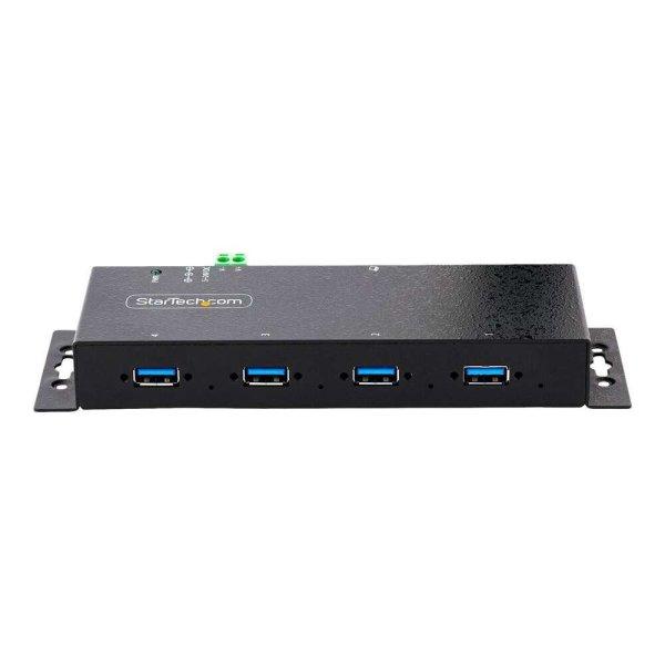 StarTech.com 5G4AINDNP-USB-A-HUB hálózati csatlakozó USB 3.2 Gen 1 (3.1 Gen
1) Type-B 5000 Mbit/s Fekete (5G4AINDNP-USB-A-HUB)