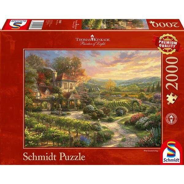 Schmidt A szőlőültetvényen 2000 db-os puzzle (59629, 18747-183) (Schmidt
59629)