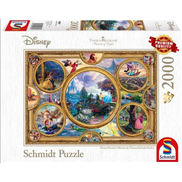 Schmidt Disney álmok, 2000 db-os puzzle (59607, 18748-184)