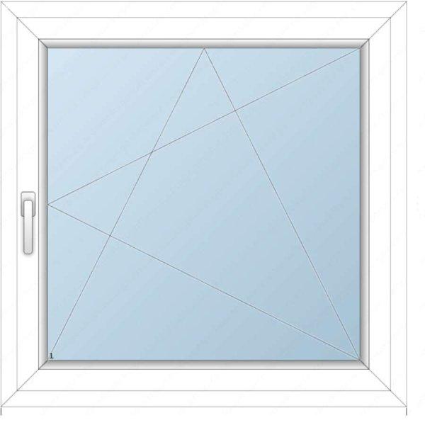 Műanyag ablak , Bukónyíló ,egyszárnyas 140x140 jobbos