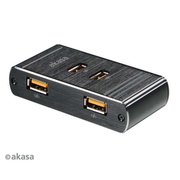 Akasa USB-A 4Port  5V / 2.4A Hub (AK-SC01-BK) (AK-SC01-BK)