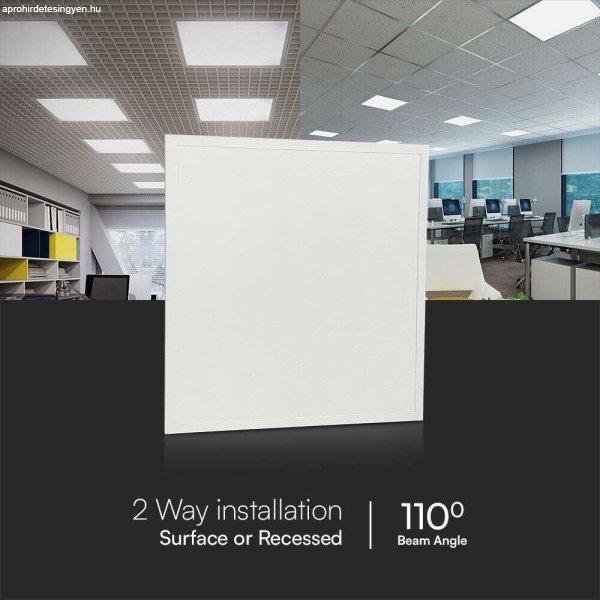 V-TAC süllyeszthető LED panel természetes fehér 25W 60 x 60cm, 180 Lm/W,
Back-Lit - SKU 23393