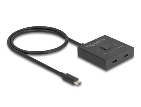 Delock USB 10 Gbps USB Type-C  kapcsoló 2 az 1-ben Kétirányú 8K