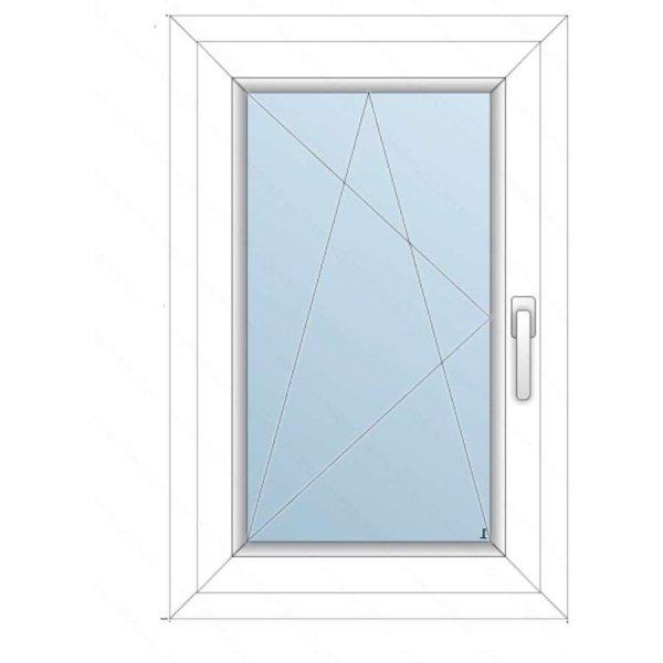 58x118 Műanyag ablak / Bukónyíló/, 3-rétegű üveg