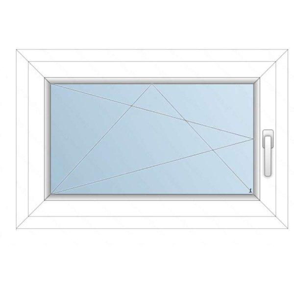 88x58 Műanyag ablak / Bukónyíló/, 3-rétegű üveg