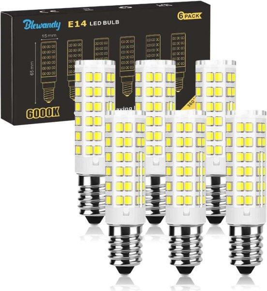 BLEWANDY hideg fehér E14 LED izzó 5 W, 6000 K, 550 lm, 6 darabos