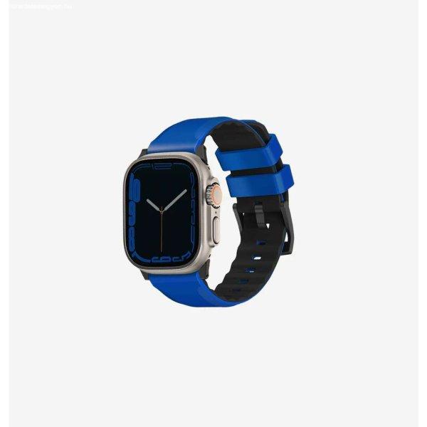Uniq Linus Airosoft Apple Watch S4/S5/S6/S7/S8/S9/SE/Ultra Szilikon Szíj
42/44/45/49mm - Kék (UNIQ-49MM-LINUSRBLU)