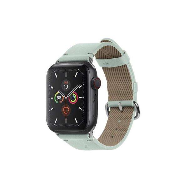 Native Union Apple Watch S4/S5/S6/S7/S8/S9/SE/Ultra Bőrszíj 42/44/45/49mm -
Zsálya (STRAP-AW-L-GRN)