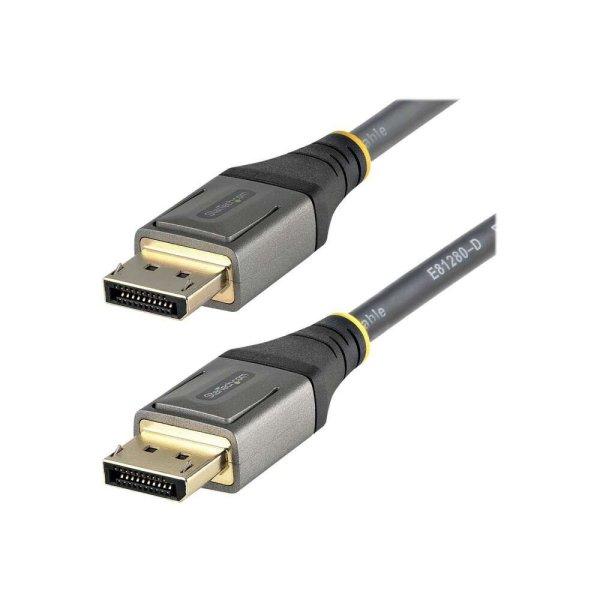 StarTech.com DP14VMM2M DisplayPort kábel 2 M Szürke, Fekete (DP14VMM2M)