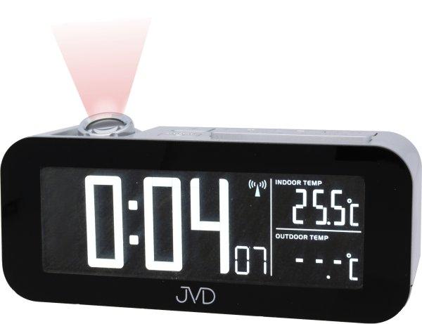 JVD Rádió-vezérelt ébresztőóra
vetítővel RB93