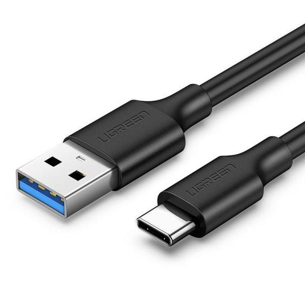 USB-USB-C 3.0 UGREEN US184 kábel 2m (fekete)