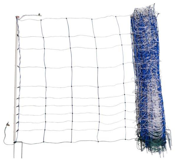 AKO TitanNet 145 háló, kék/fehér 25 m, 145 cm, dupla leszúrós