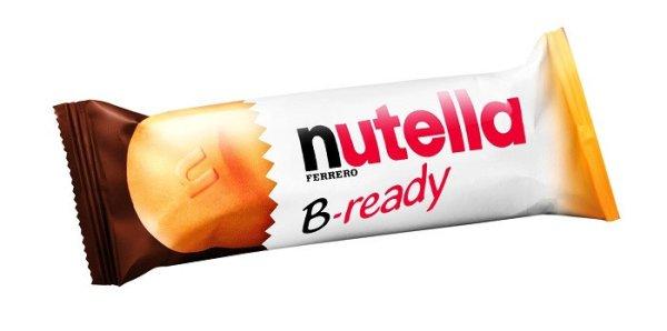 Nutella B-ready ropogós ostya kakaós mogyorókrémmel és
búzakészítménnyel töltve 22 g