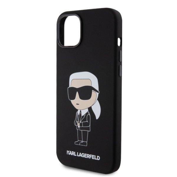 Karl Lagerfeld Liquid Silicone Ikonik NFT Apple iPhone 15 Plus (6.7)
hátlapvédő tok fekete (KLHCP15MSNIKBCK)