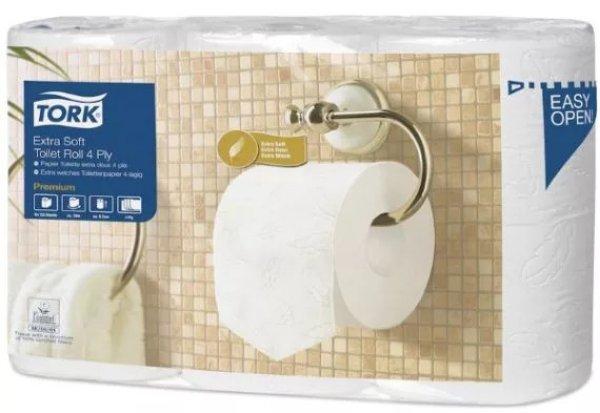 Tork Extra Soft kis tekercses toalettpapír – 4 rétegű, 150 lap/tek, 7
csomag/krt, T4