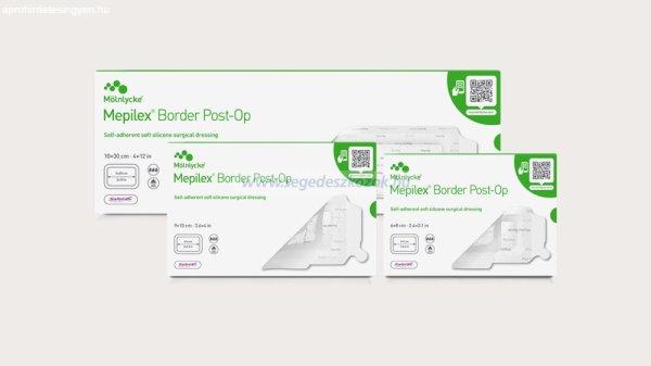 Mölnlycke Mepilex Border Post Op 10x20cm 10db (Előrendelhető)