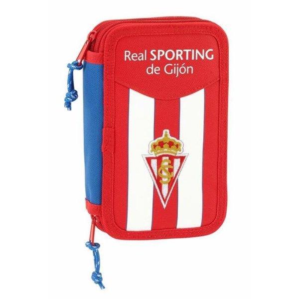 Dupla ceruzatartó Real Sporting de Gijón Fehér Piros 12.5 x 19.5 x 4 cm (28
Darabok)