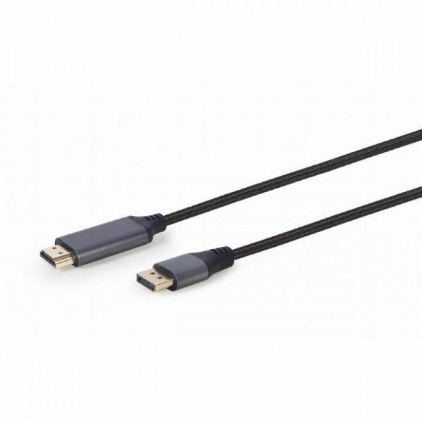 DisplayPort - HDMI Kábel GEMBIRD CC-DP-HDMI-4K-6 (1,8 m) 4K Ultra HD
