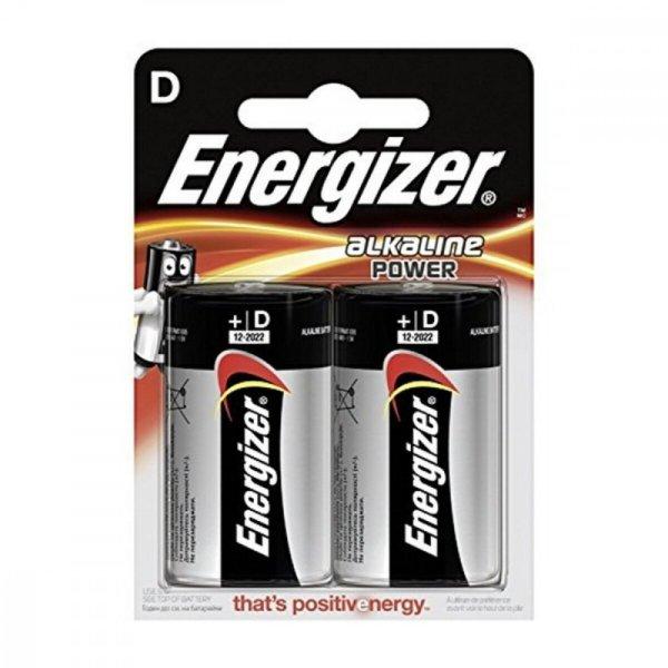 Elemek Energizer 638203 LR20 1,5 V 1.5 V (2 egység)