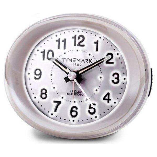 Analóg Ébresztőóra Timemark Fehér LED Fény Csendes Snooze Éjszakai mód 9
x 9 x 5,5 cm (9 x 9 x 5,5 cm)