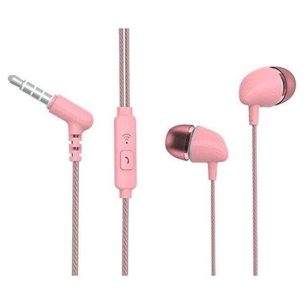 Fejhallgató Mikrofonnal TM Electron Rózsaszín