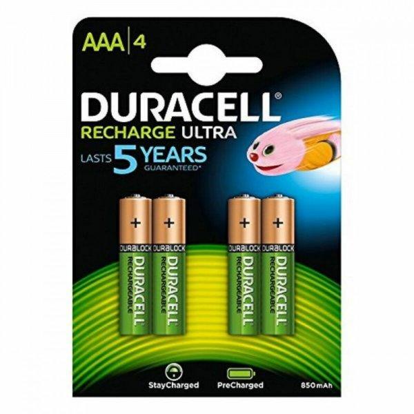 Újratölthető akkumulátorok DURACELL HR03 AAA 900 mAh