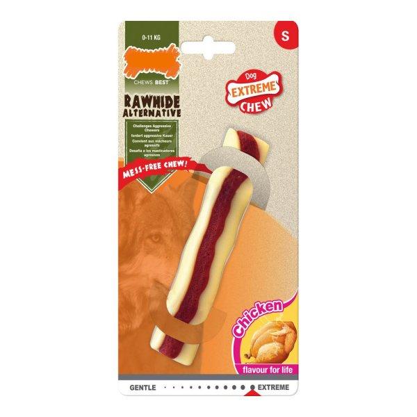 Kutya rágójátékok Nylabone Extreme Chew Roll	Rawhide S méret Csirke Nejlon