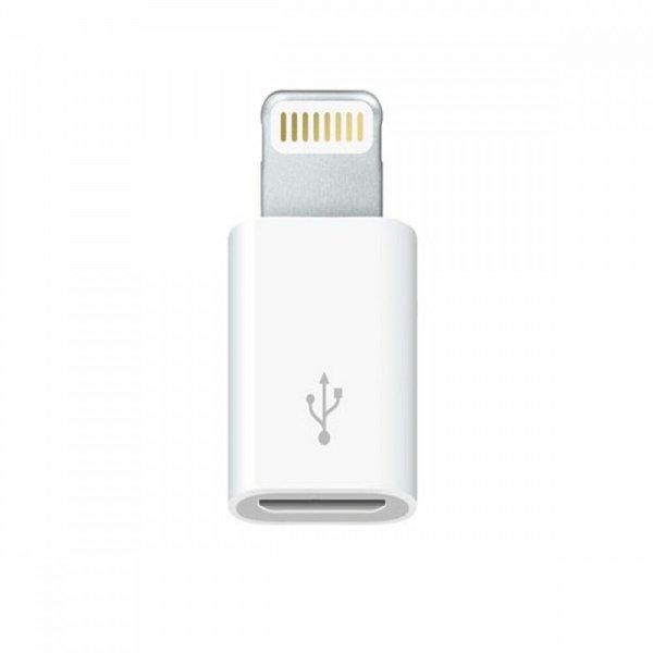 Micro-USB adapter 3GO A200 Fehér Lightning