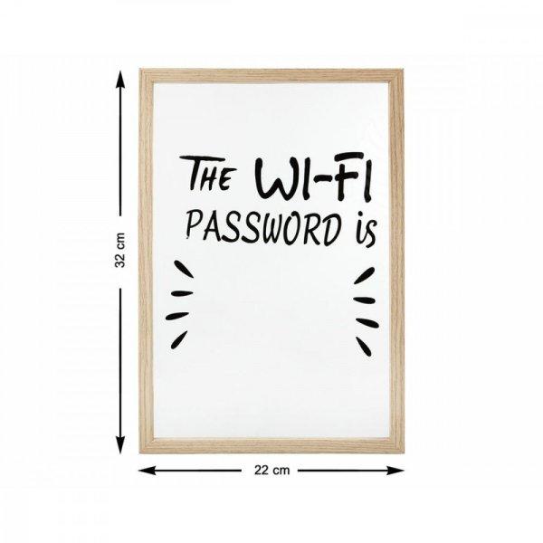 Fehér tábla The WIFI Password